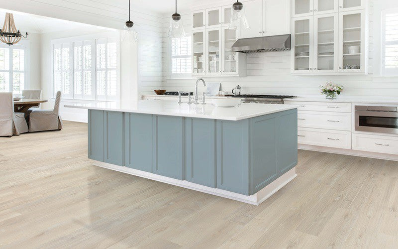 Native Ridge, Gray Opal Oak, Resilient Vinyl  Mohawk Flooring Kitchen Area