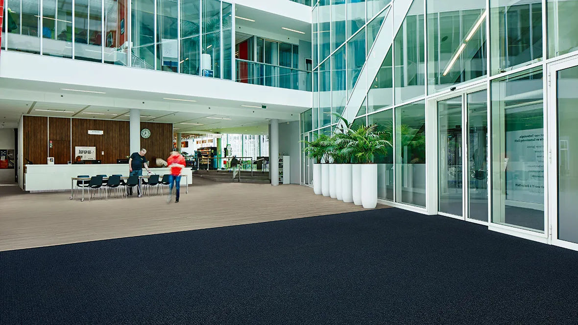 Mall Entrance with Coral Brush Flooring