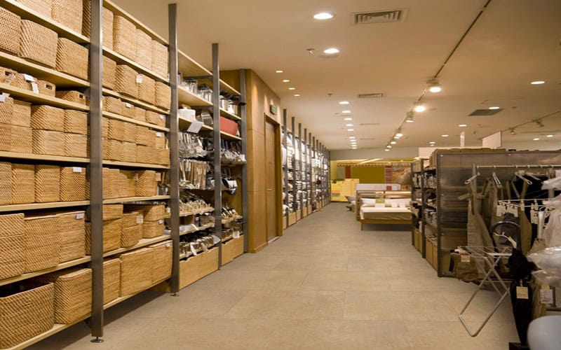 Metroflor Flooring Clay In a Stockroom Design