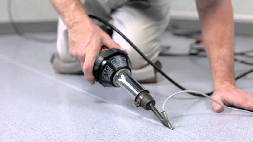 Heat Welding Vinyl Floor Seams