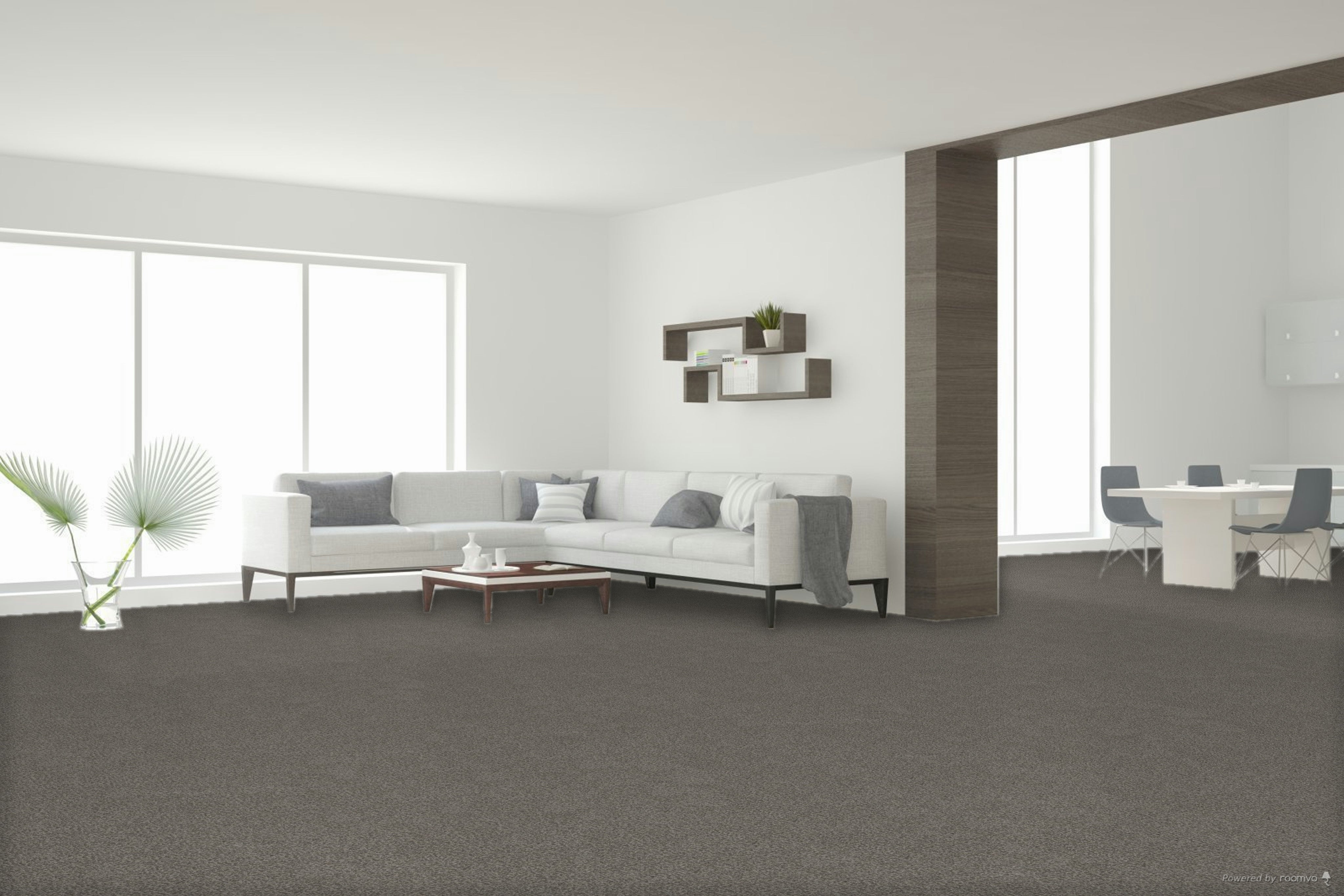 Wide Living Room with Architype Carpet Flooring