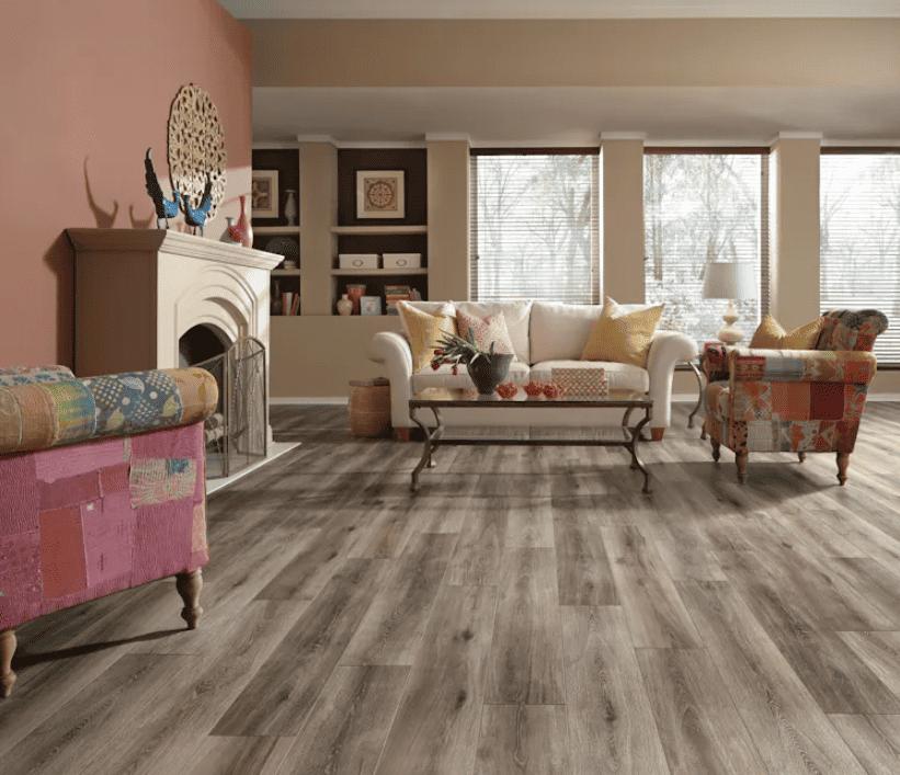 Laminate Restoration Collection® Fairhaven Brushed Flooring Grey 28100 