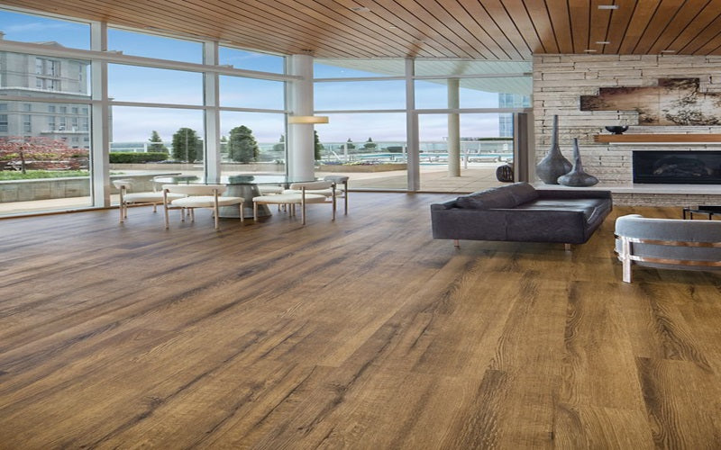 Mohawk Group LVT Collection Molveno In A Clubhouse Setting