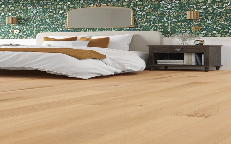 Mannington Rustics Hardwood In A Modern Bedroom Setting