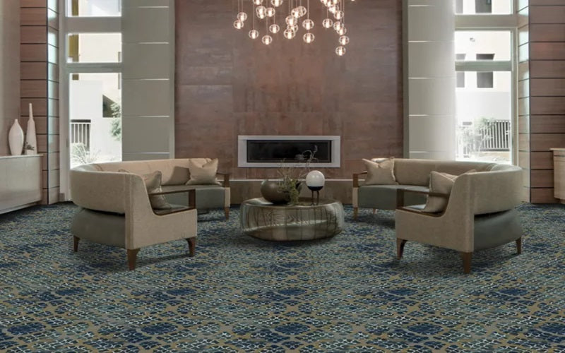 Mohawk Group Broadloom Collection Domicile A Modern Living Area  Setting