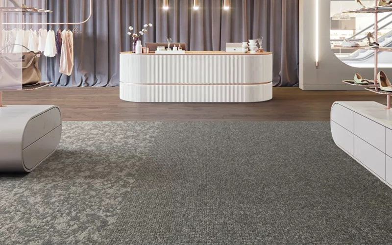 Mohawk Group Broadloom Collection In A Sophisticated Mall Design