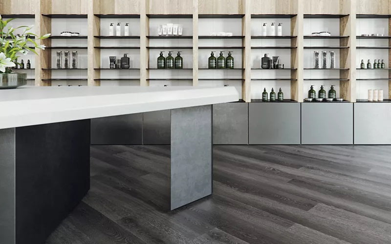 Mohawk Group LVT Collection Vivid Step In A Botique Setting