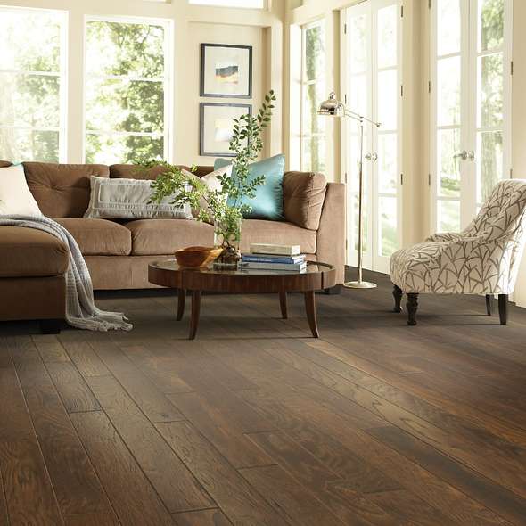 Shaw Pebble Hill Mixed Width SW742-07002 Canyon 14.63" X Random Size Hardwood (34.96 SF/Box)