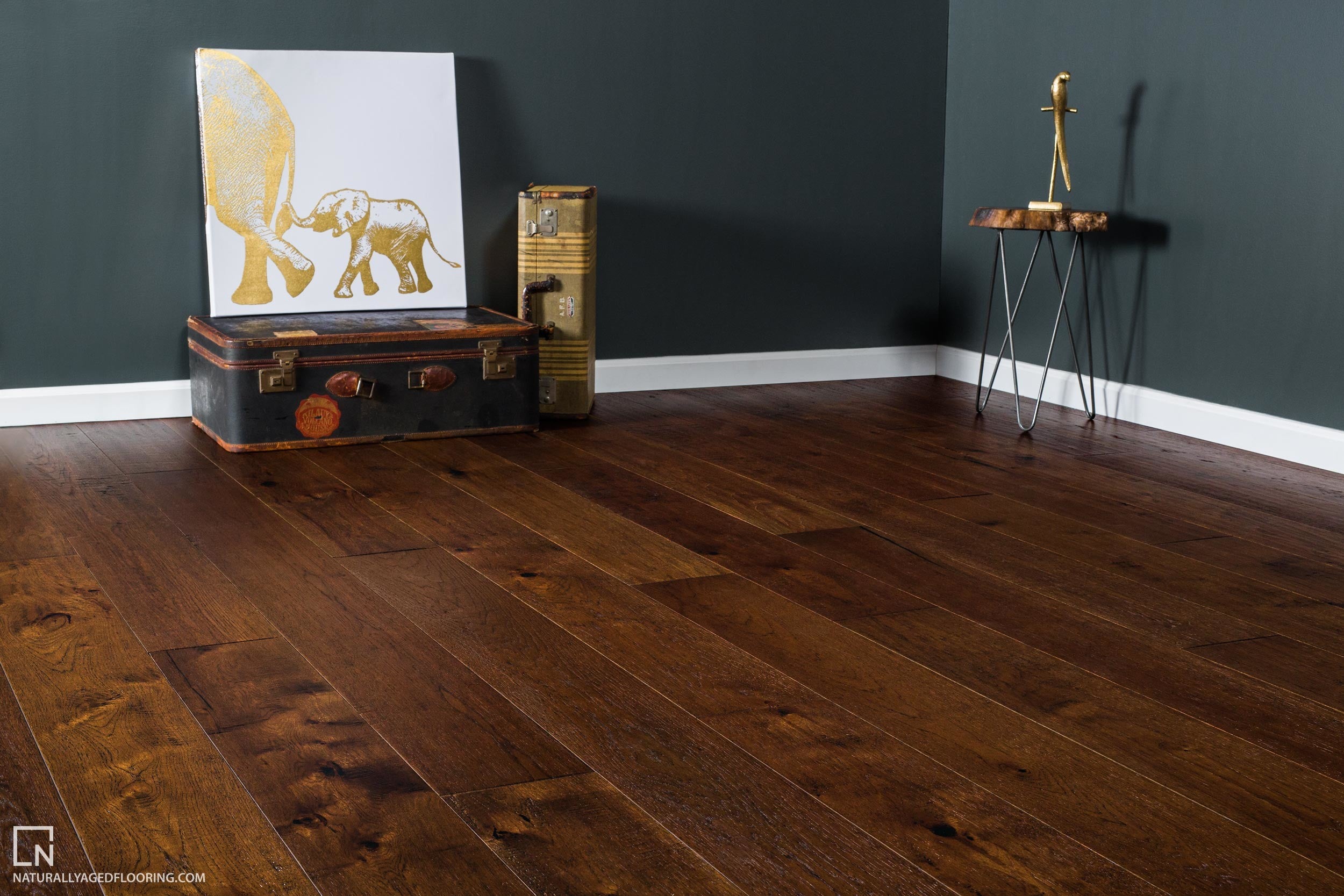 Naturally Aged Flooring Medallion 91198-18 Lost Canyon 7 1/2" x Varying Length Engineered Hardwood