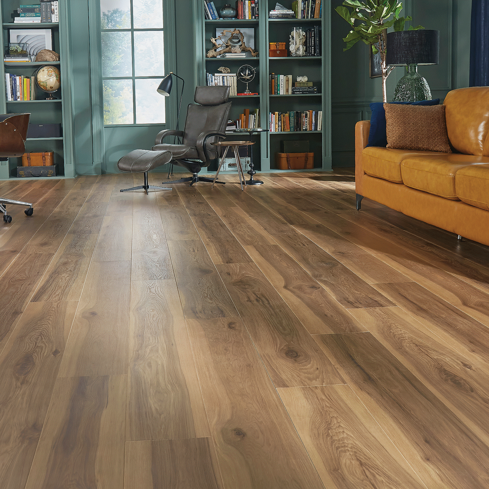 Pergo Elements Prestano PSR09-04 Cocoa Mocha Hickory 8.34" x 54.34" Laminated Wood (18.89 SF/Box)