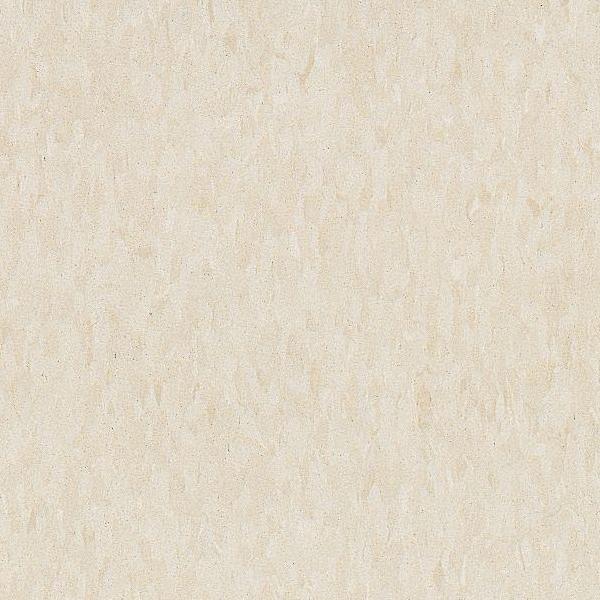 Armstrong 51811 Antique White Standard Excelon Imperial Texture Vinyl Composition Tile VCT (Partial Piece - Sample)