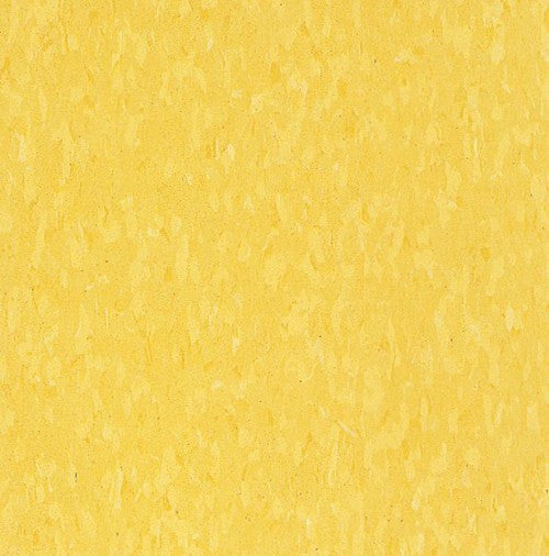 Armstrong 51812 Lemon Yellow Standard Excelon Imperial Texture Vinyl Composition Tile VCT (Partial Piece - Sample)