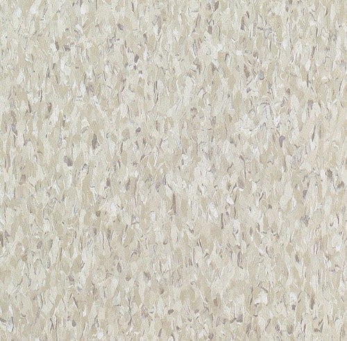 Armstrong 51836 Shelter White Standard Excelon Imperial Texture Vinyl Composition Tile VCT (Partial Piece - Sample)