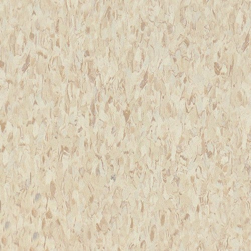 Armstrong 51858 Sandrift White Standard Excelon Imperial Texture Vinyl Composition Tile VCT (Partial Piece - Sample)