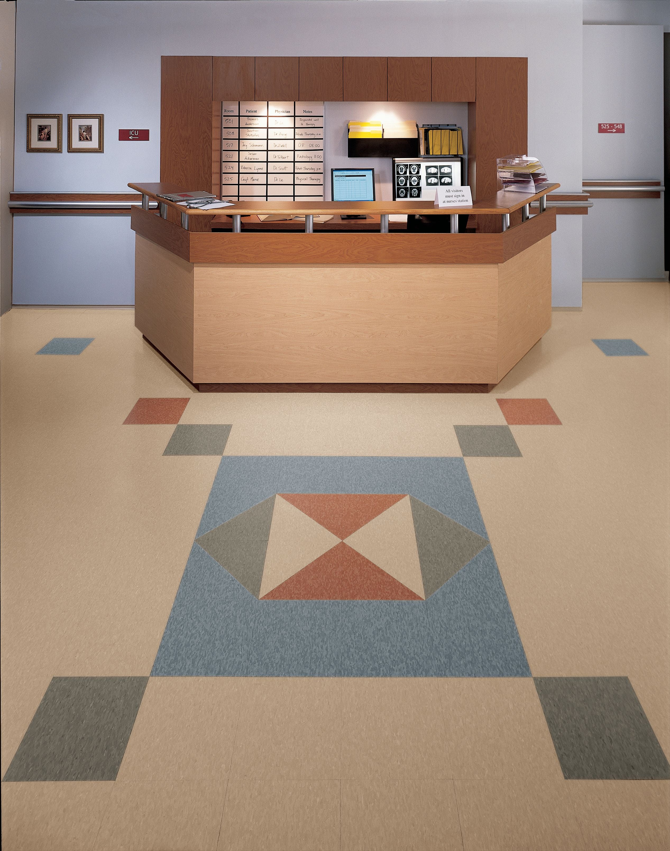 Armstrong 51875 Mid Grayed Blue Standard Excelon Imperial Texture Vinyl Composition Tile VCT 12" x 12" (45 SF/Box)