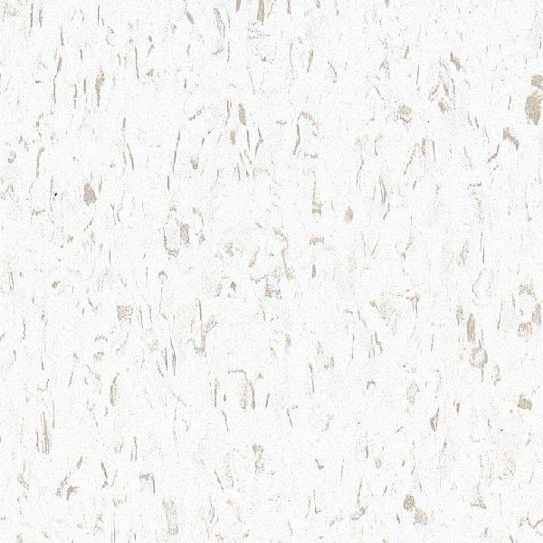 Armstrong 51899 Cool White Standard Excelon Imperial Texture Vinyl Composition Tile VCT (Partial Piece - Sample)