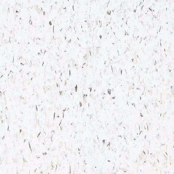 Armstrong Classic White 51911 Standard Excelon Imperial Texture Vinyl Composition Tile VCT 12" x 12" (Sample)