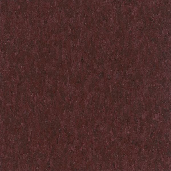 Armstrong 57530 Crimson Standard Excelon Imperial Texture Vinyl Composition Tile VCT (Partial Piece - Sample)