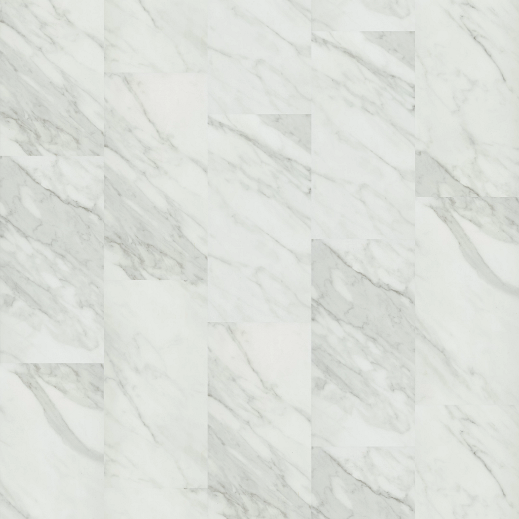 Shaw Pylon SPC 5M407-01172 Carrara White 12" x 24" Luxury Vinyl Plank