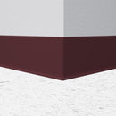 Tarkett / Johnsonite Traditional Duracove Rubber Wall Base DC85-4X120 Burgundy Roll Cove (Partial Piece - Sample)