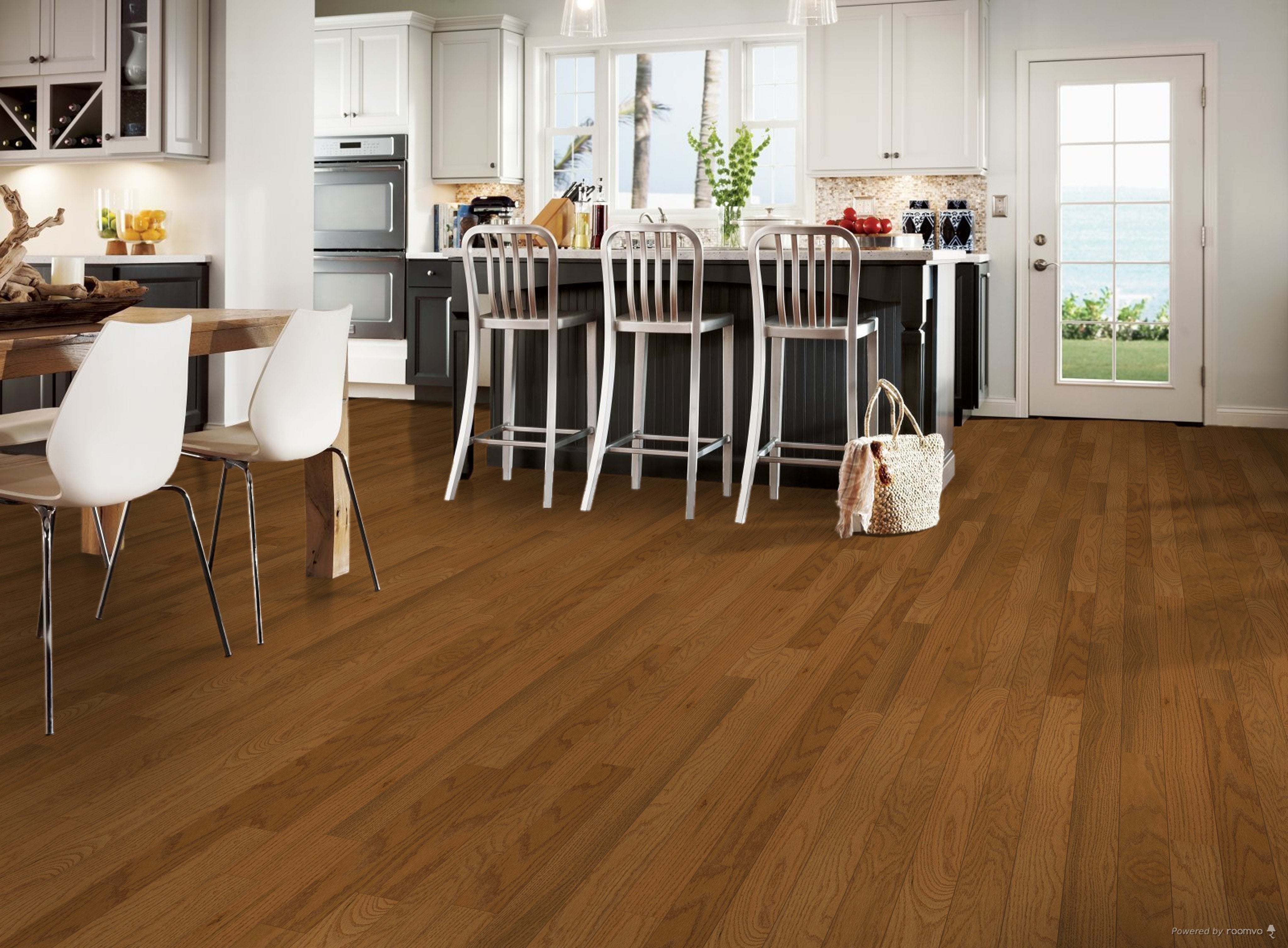 Bruce Manchester Strip & Plank C1222LG Royal Ginger 3 1/4" x 8.25 - 84" Oak Solid Hardwood (22 SF/Box)