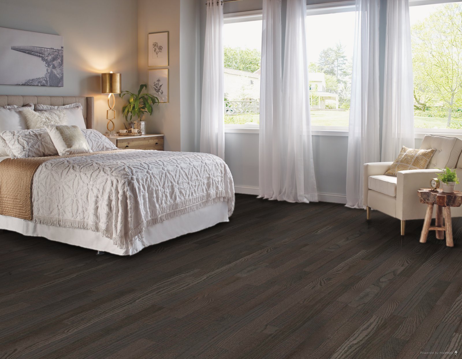 Bruce Manchester Strip & Plank C1250LG Earl Gray 3 1/4" x 8.25 - 84" Oak Solid Hardwood (22 SF/Box)