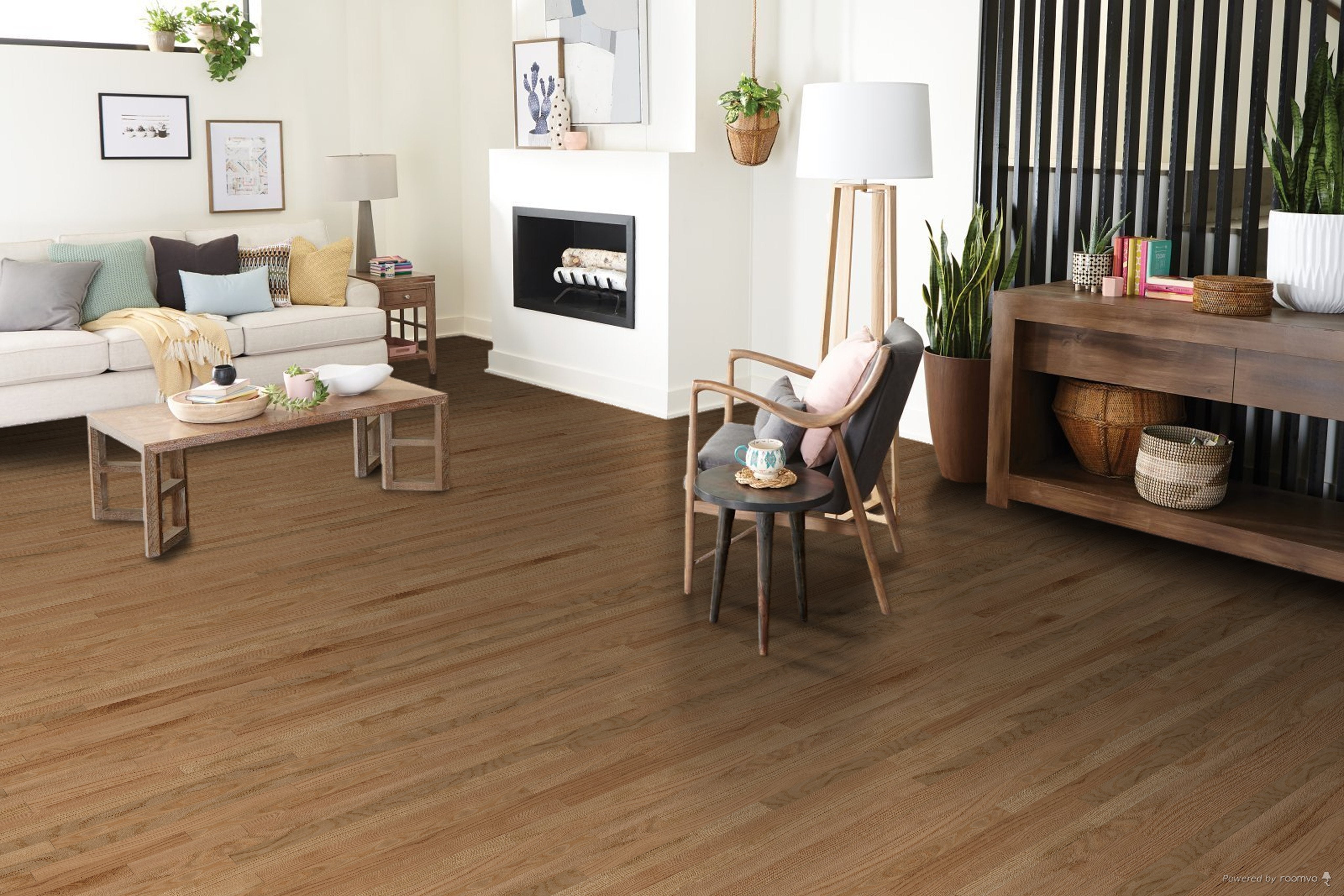 Bruce Waltham BRUC8210 Country Natural 2-1/4" x 8-1/2 - 84" Oak Solid Hardwood Flooring (20 SF/Box)