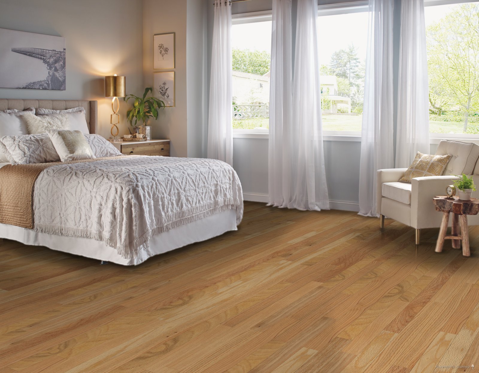 Bruce Waltham C8300 Natural 3.25″ x 8.25 - 84" Oak Solid Hardwood Flooring (22 SF/Box)