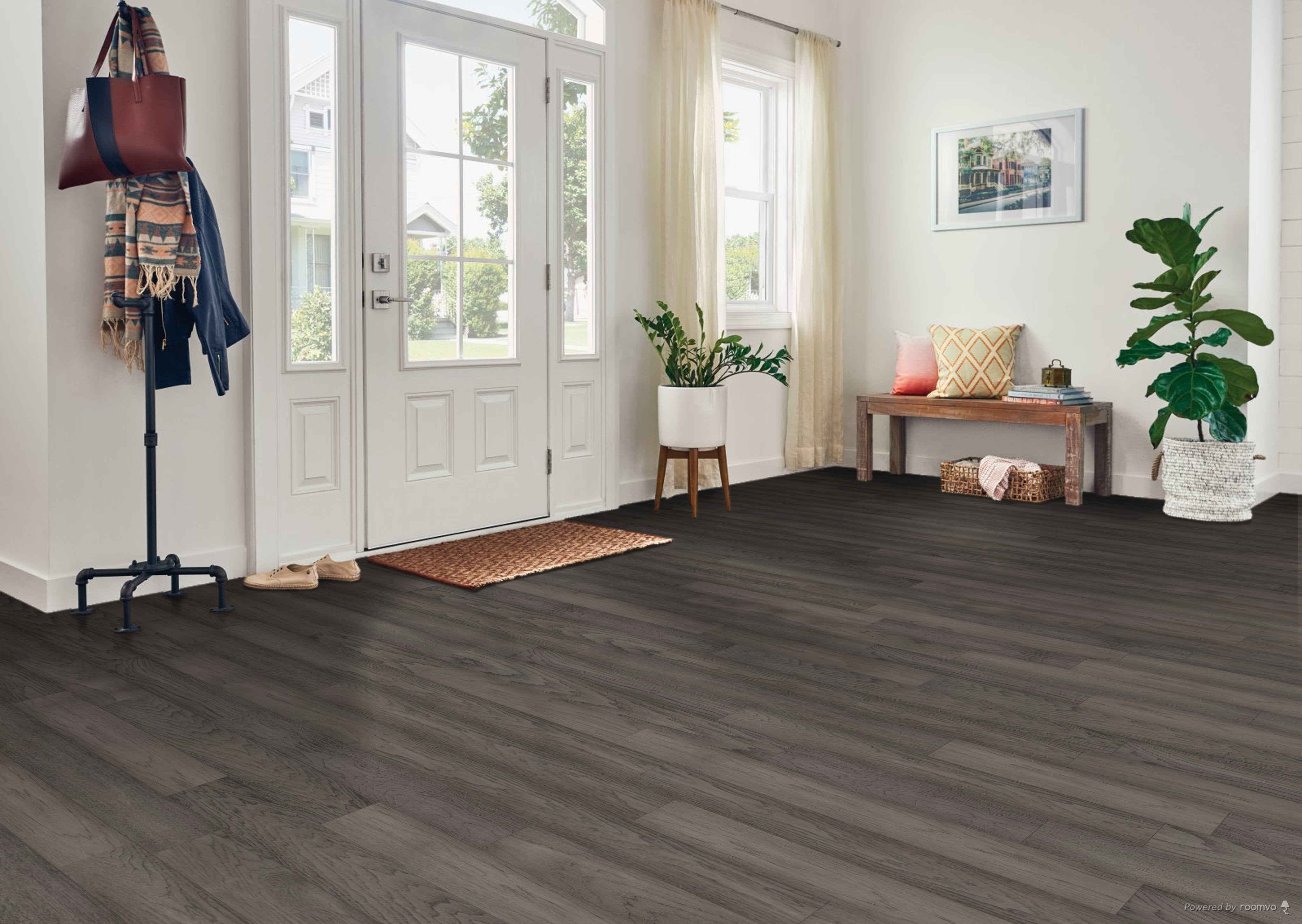 Bruce Hydropel BRUEHWR54L85SR Cool Gray  5" x 15.7 - 47.2" White Oak Engineered Hardwood (22.6 SF/Box)