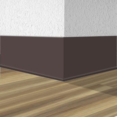 Shaw Vinyl Wall Base 5935M-39 Ember 4" x 4' Pieces (30 Pcs. / Box) by .080' Cove (with Toe)