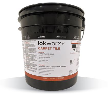 -- Shaw LokWorx Modular Carpet Adhesive 1 Gallon Pail (300 SF)