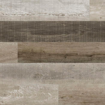 Metroflor Deja New Coastal Oak Solid Vinyl Tile (LVT) DN821826 Greyed 7" x 48" (37.3 SF/Box)