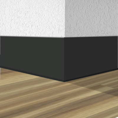 Shaw Vinyl Wall Base 5935M-02 Night 4" x 4' Pieces (30 Pcs. / Box) by .080' Cove (with Toe)