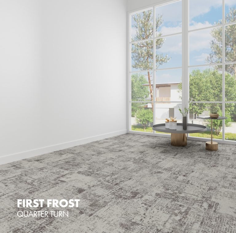 Kraus Organic First Frost 19.7" x 19.7" Carpet Tile (53.82 SF/Box)