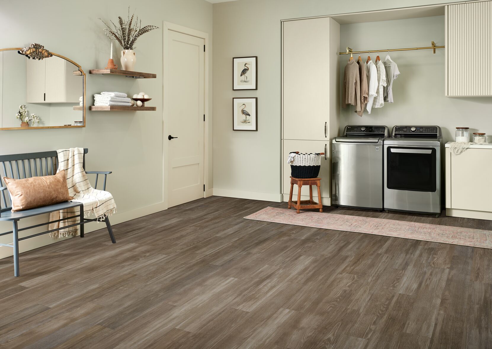 Armstrong American Personality Pro P1008 Wild Truffle 6.5" x 48" Luxury Vinyl Tile (38.88 SF/Box)