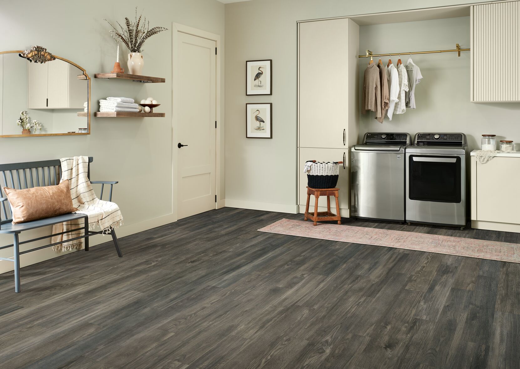 Armstrong American Personality Pro P1009 Thunderbolt 6.5" x 48" Luxury Vinyl Tile (38.88 SF/Box)