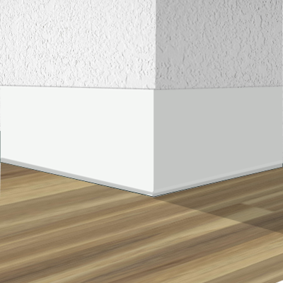 Shaw Vinyl Wall Base 5935M-67 Pearl 4" x 4' Pieces (30 Pcs. / Box) by .080' Cove (with Toe)