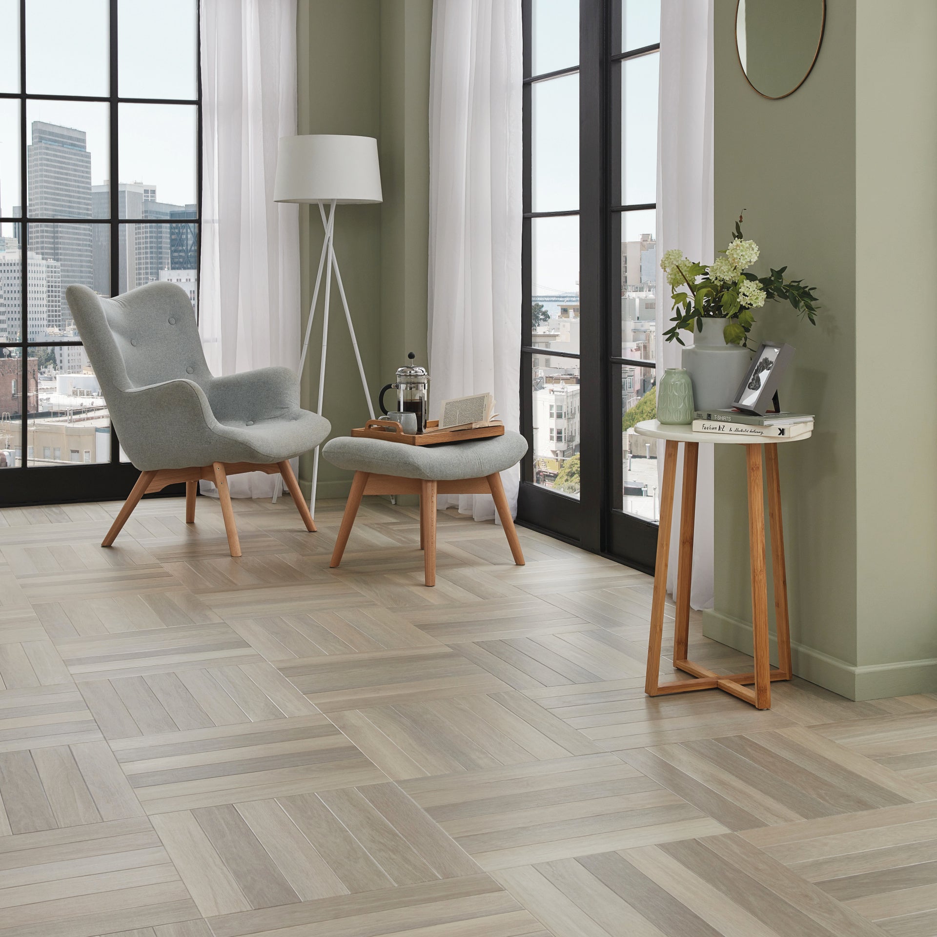 Karndean Art Select RL21 Glacier Oak Floor Tile 9" x 56" (35 SF/Box)