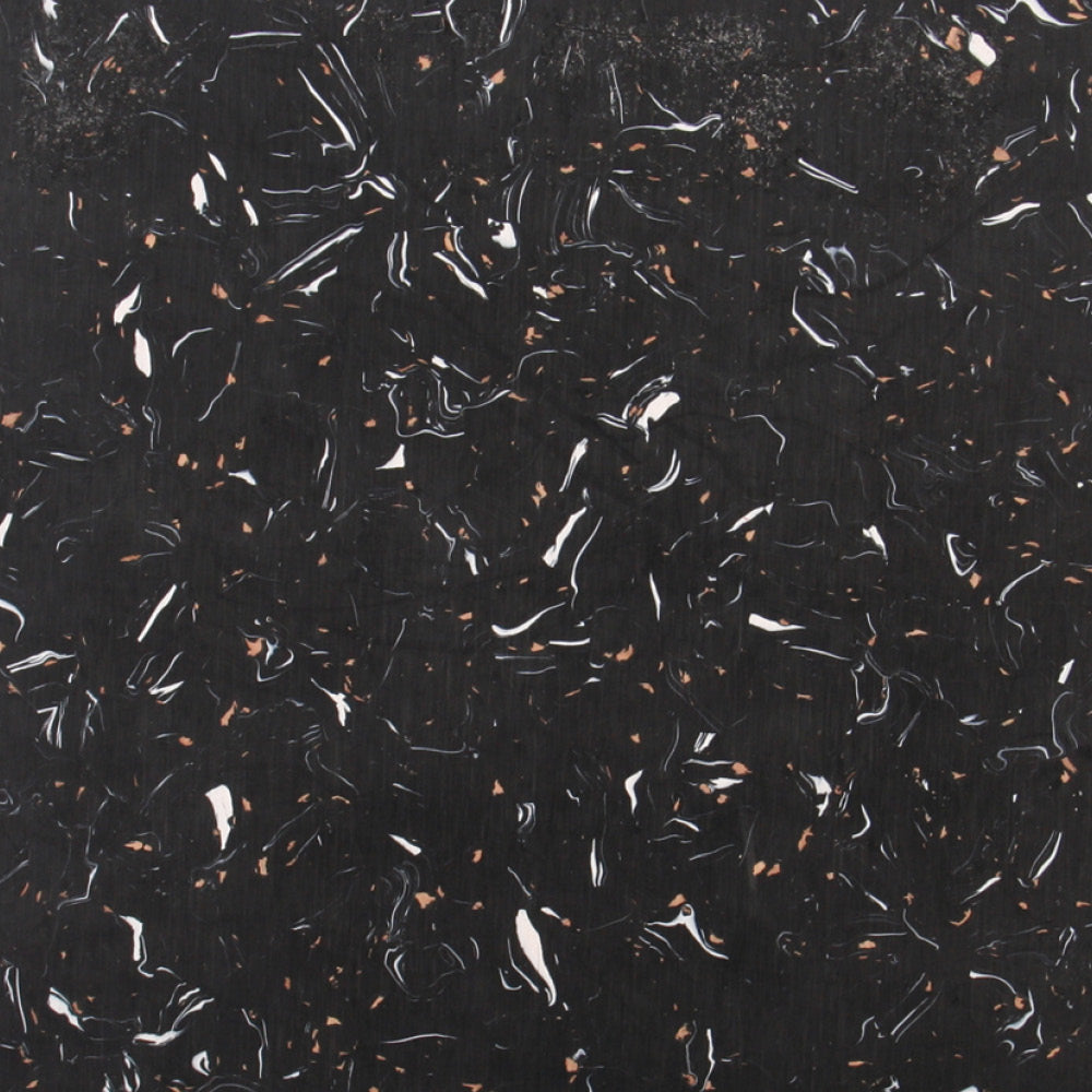 roppe safetcork vinyl tile black 24" x 24"