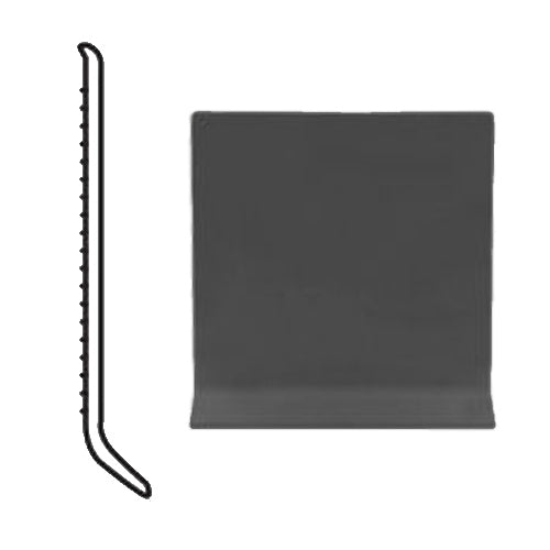 Roppe Ready base 100 Black 4" x 120' Roll by .080" Cove (with Toe)