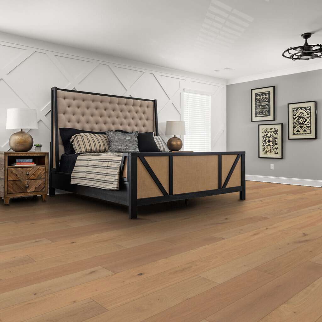 Shaw Castlewood Oak Sw485-02047 Dynasty 7.48" Wide X Random Lengths Engineered Brushed White Oak Hardwood Flooring (31.09 Sf/Box)