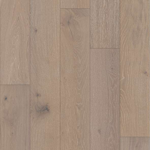 Shaw Castlewood Oak Sw485-01075 Knight Engineered Brushed White Oak Hardwood Flooring (Partial Piece - Sample)