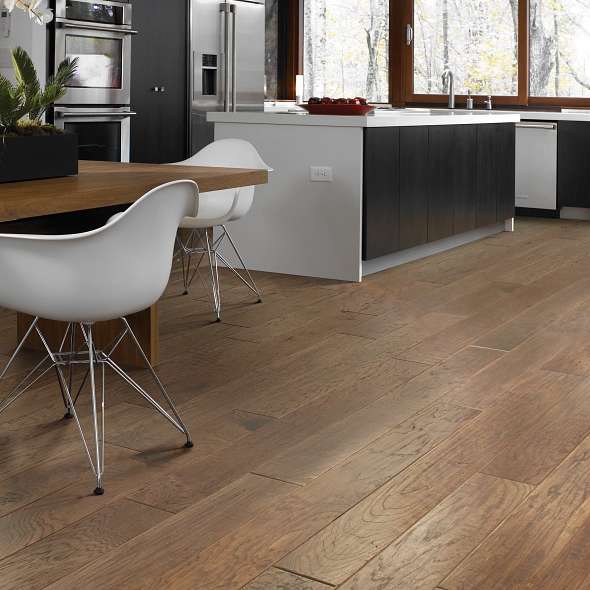 Shaw Sequoia 6 3/8 SW545-02000 Pacific Crest 6.38" Wide X Random Lengths Engineered Scraped Hickory Hardwood Flooring (30.48 Sf/Box)