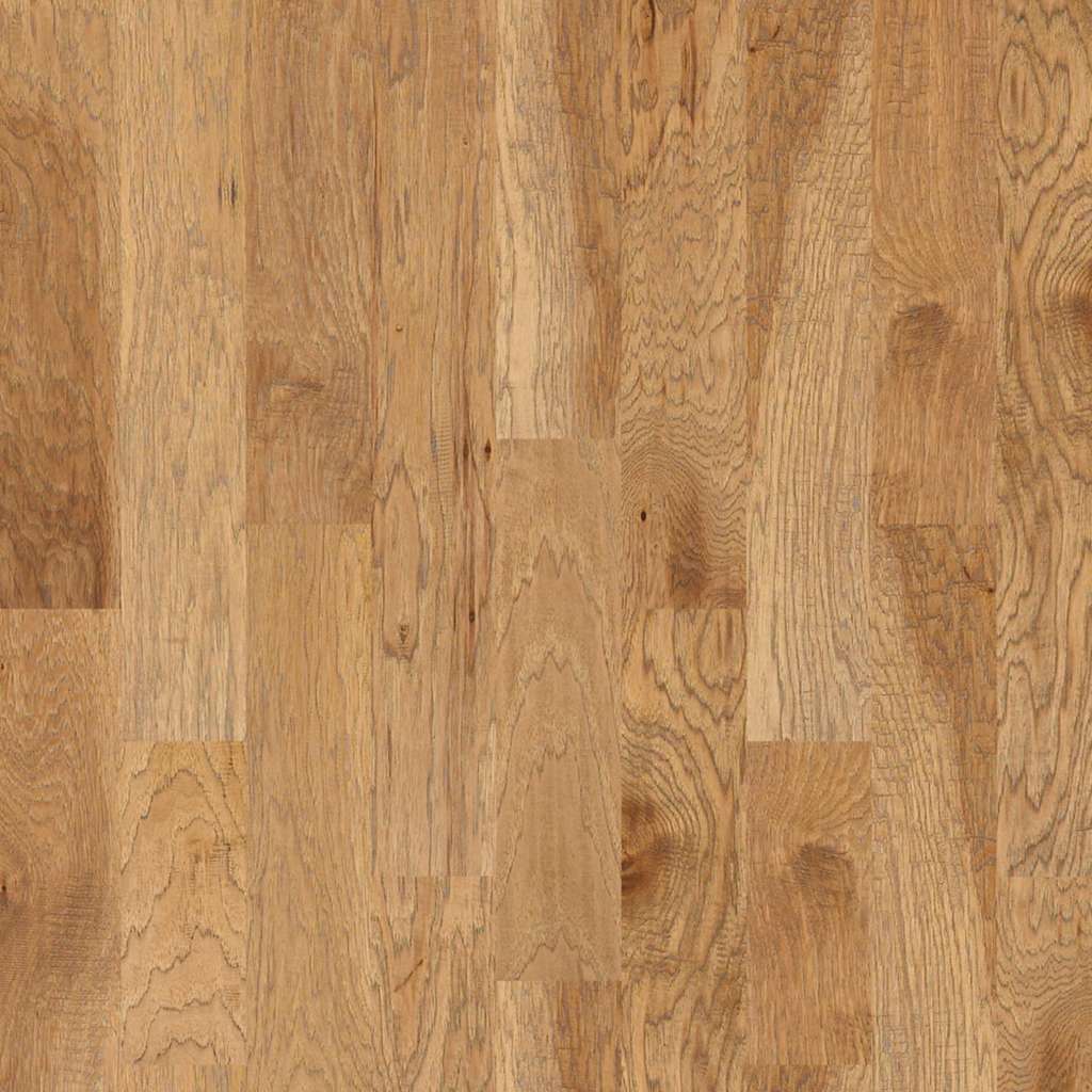 Shaw Sequoia 6 3/8 SW545-02002 Bravo Engineered Scraped Hickory Hardwood Flooring (Partial Piece - Sample)