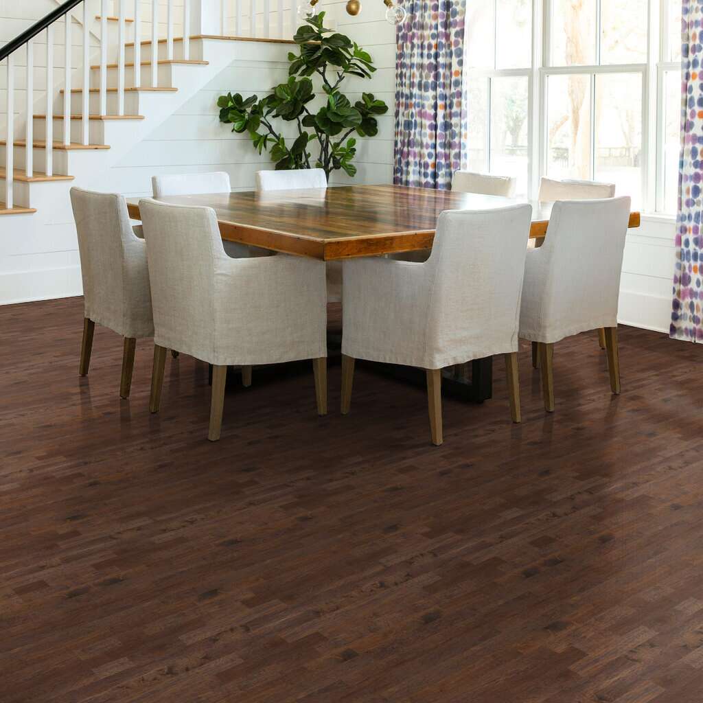 Shaw Sequoia Hickory Mixed Width SW546-00941 Three Rivers 14.63" Wide X Random Lengths Engineered Scraped Hickory Hardwood Flooring (34.96 SF/Box)