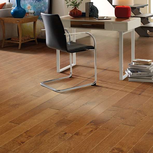 Shaw Ocala Sw590-00460 Surfside 5" Wide X Random Lengths Engineered Smooth Maple Hardwood Flooring (23.66 Sf/Box)