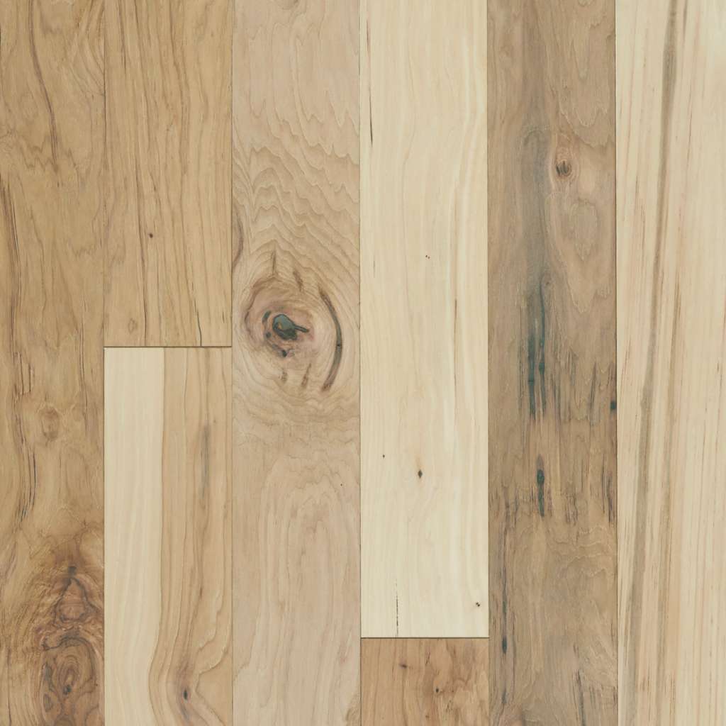 Shaw Northington Smooth Sw669-01032 Canopy Engineered Smooth Hickory Hardwood Flooring (Partial Piece - Sample)