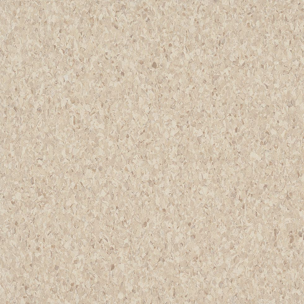 Armstrong Premium Excelon Crown Texture 5C858 Sandrift White VCT Tile (Partial Piece - Sample)