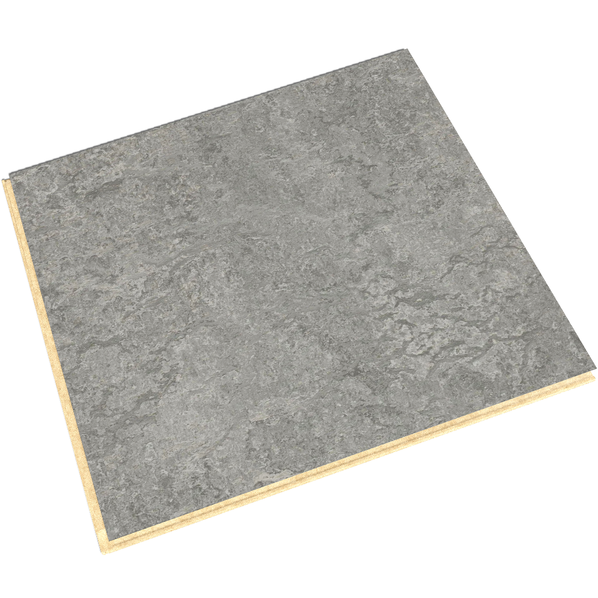 Forbo Marmoleum Click Cinch LOC Seal Waterproof Seal 333146 Serenegrey 12" x 12" Linoleum Tile Flooring (6.78 SF/Box)