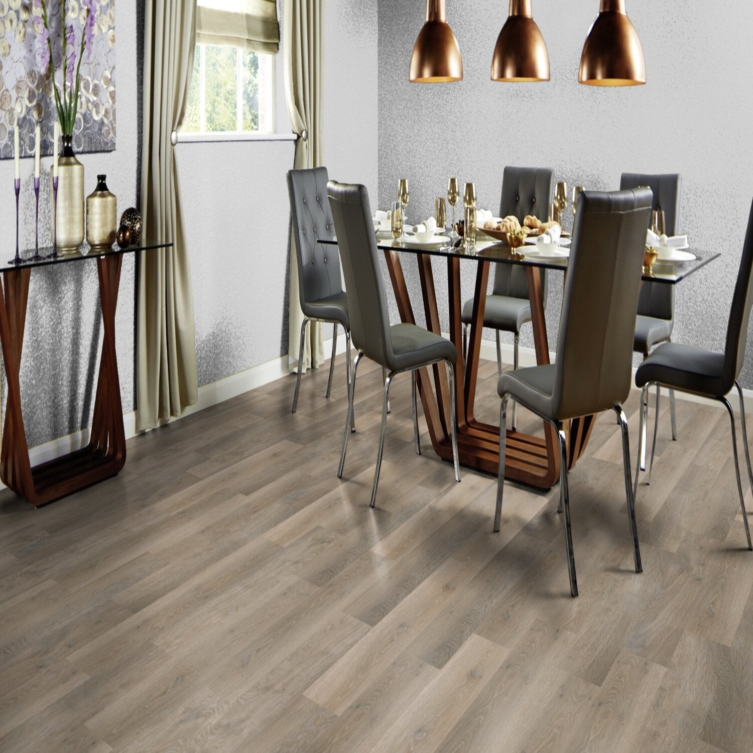 Karndean Korlok Select RKP8203 Shadow Oak 9" x 56" (34.39 SF/Box)